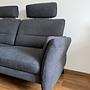 Sofa 2-Sitzer Baumwolle Grau 2