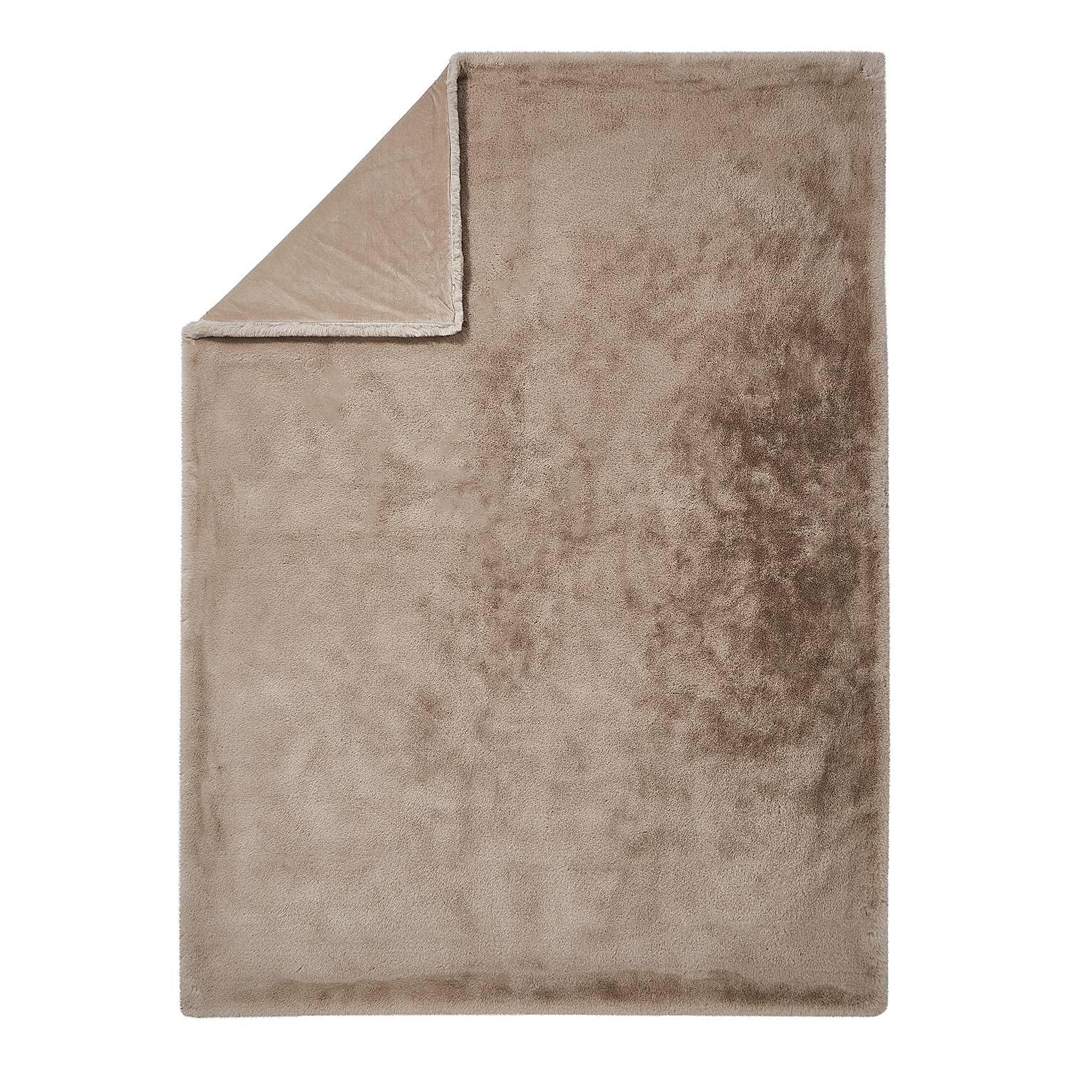WILD THING Felldecke Polyester Taupe 1
