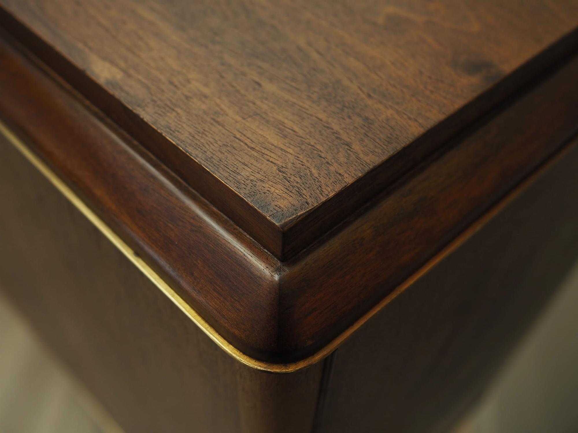 Vintage Highboard Walnussholz Braun 1960er Jahre 13