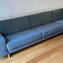 Ecksofa Baumwolle Grau 1