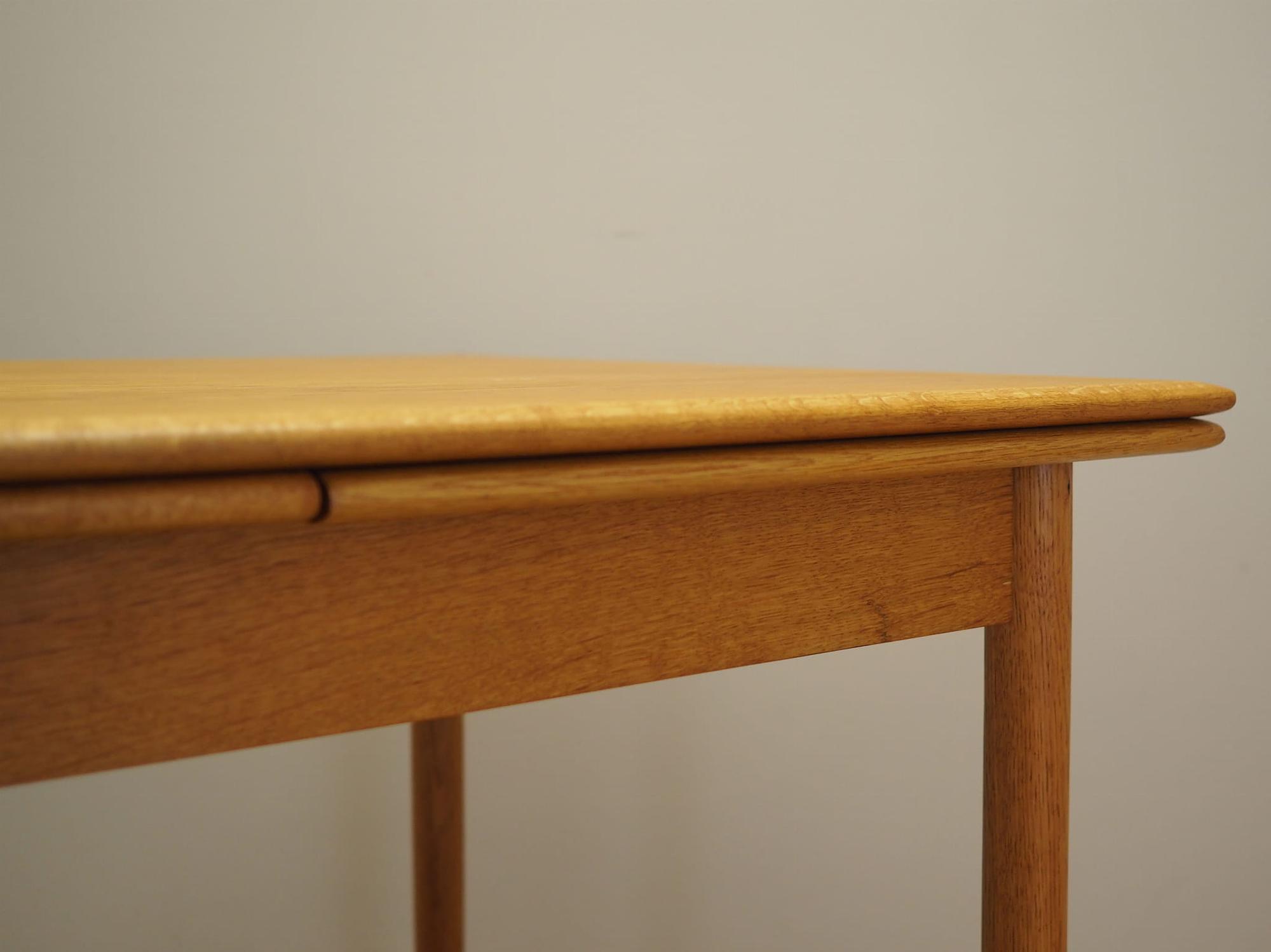 Dining table ash wood 1970s 14