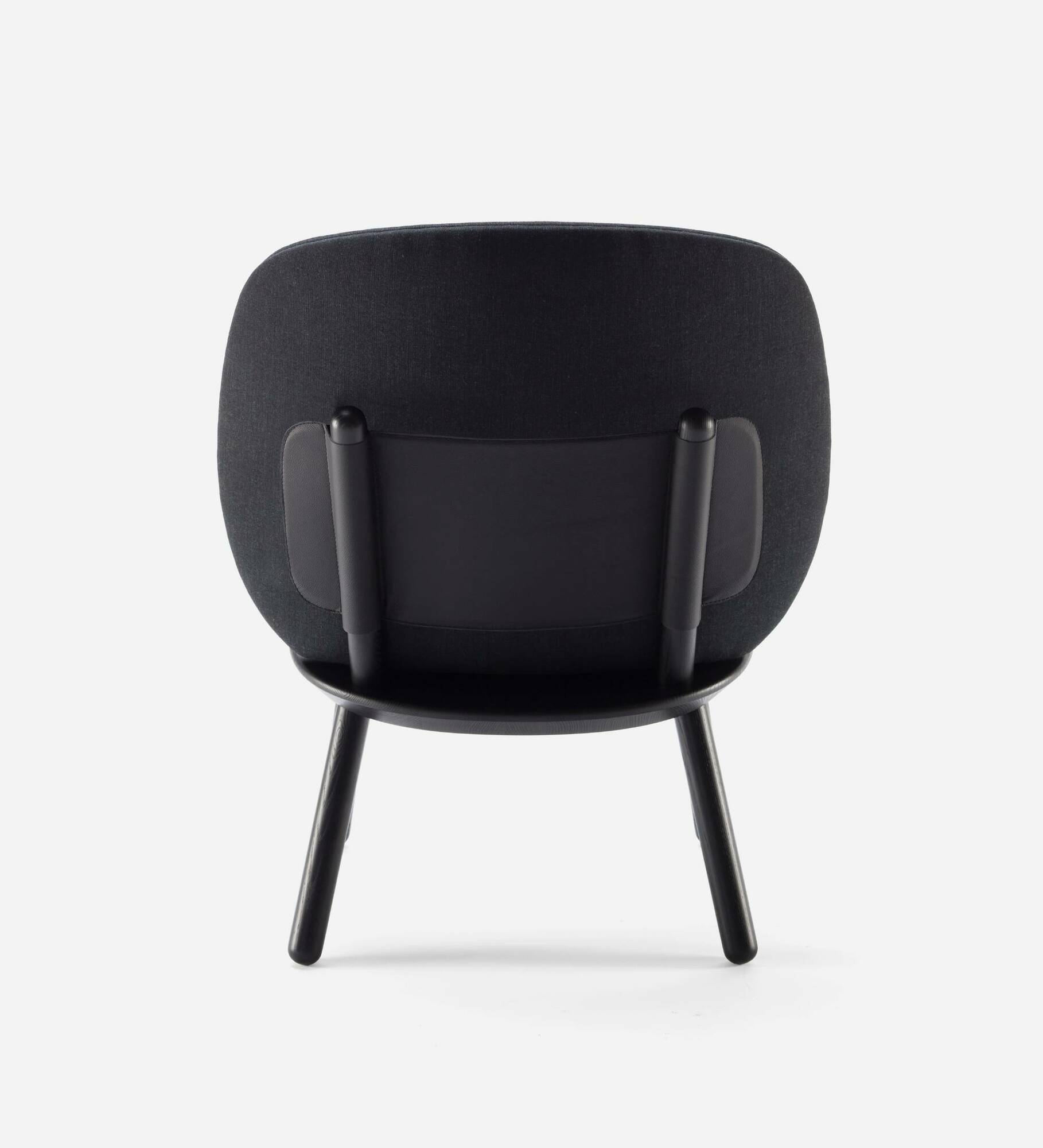 Naïve Loungestuhl Eschenholz Stoff Grau 4