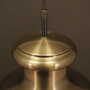 Vintage pendant lamp metal gold 1970s 4