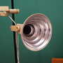 Vintage floor lamp metal pink 1970s 6