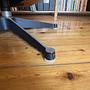 Vintage Eames Lounge Chair & Ottoman Leder Schwarz 1950er 9