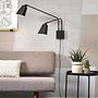 Wall lamp Bremen 2-Light Iron Black 3