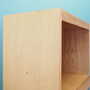 Vintage Bookshelf Wood Beige 1970s 6