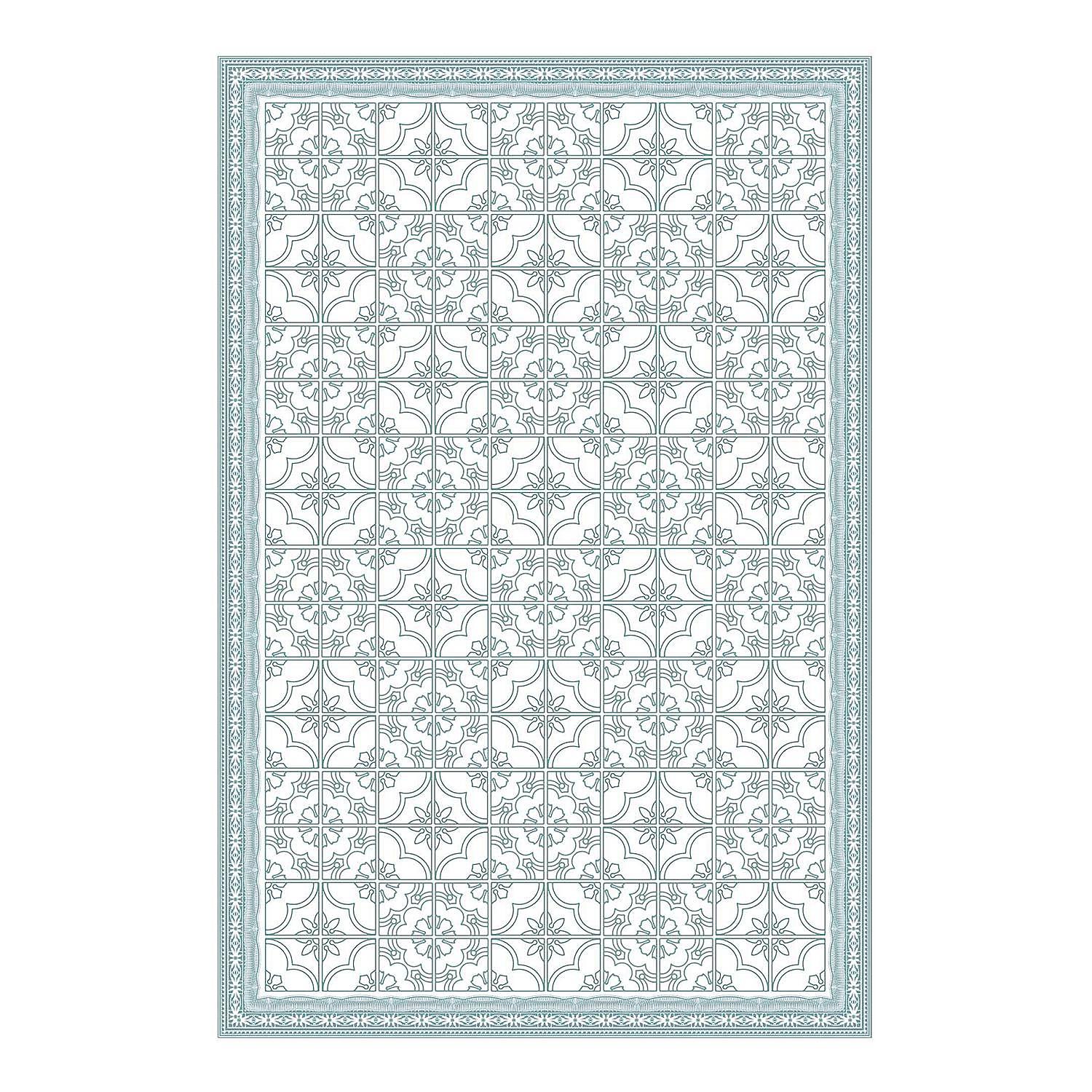 Carpet Green Patterned 120 x 180 cm 1