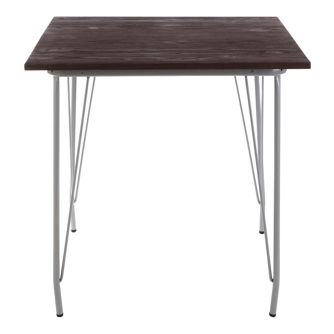District Side Table Metal Elm Wood 0