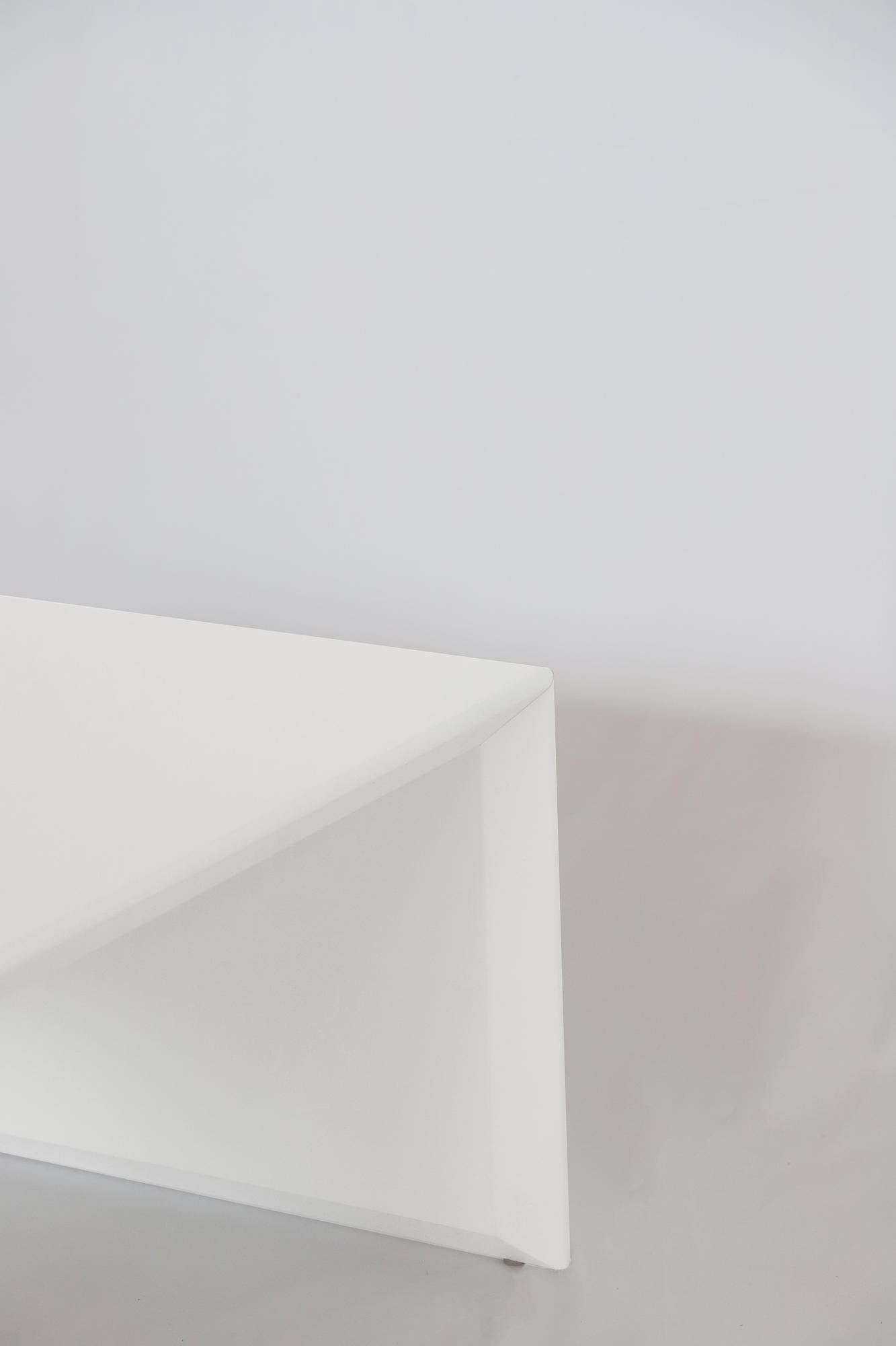 Sing 90B Side table Wood White 1