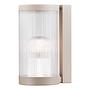 1-Flammig Wandleuchte Coupar Aluminium PVC Beige 1