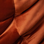 Togo Armchair Velvet Amber Orange 8