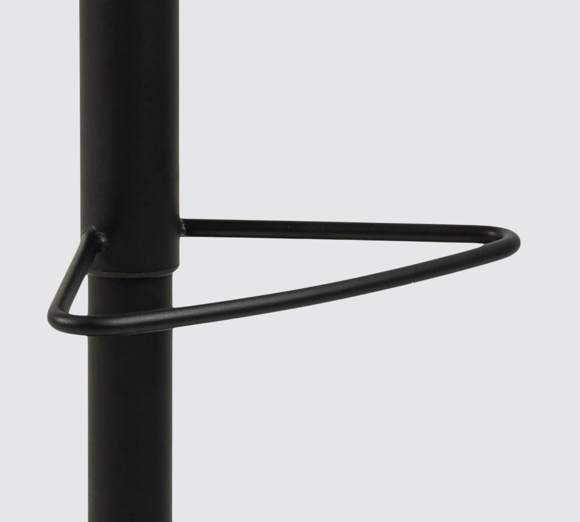 2x Barhocker Höhenverstellbar Webstoff Cors Granit 6