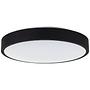 LED ceiling lights Filiz 1-bulb mixed fabric black 4