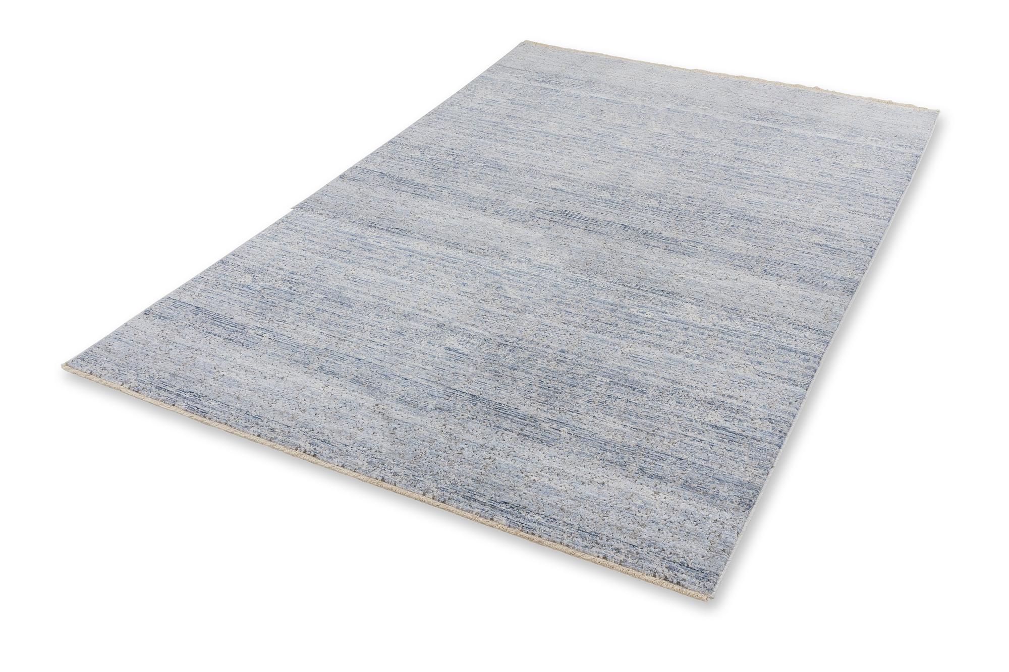 Charme Short Pile Rug Polyester Light Blue 80x150cm 1