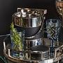 Mixology Set mit vier schwarzen Untersetzern
 7