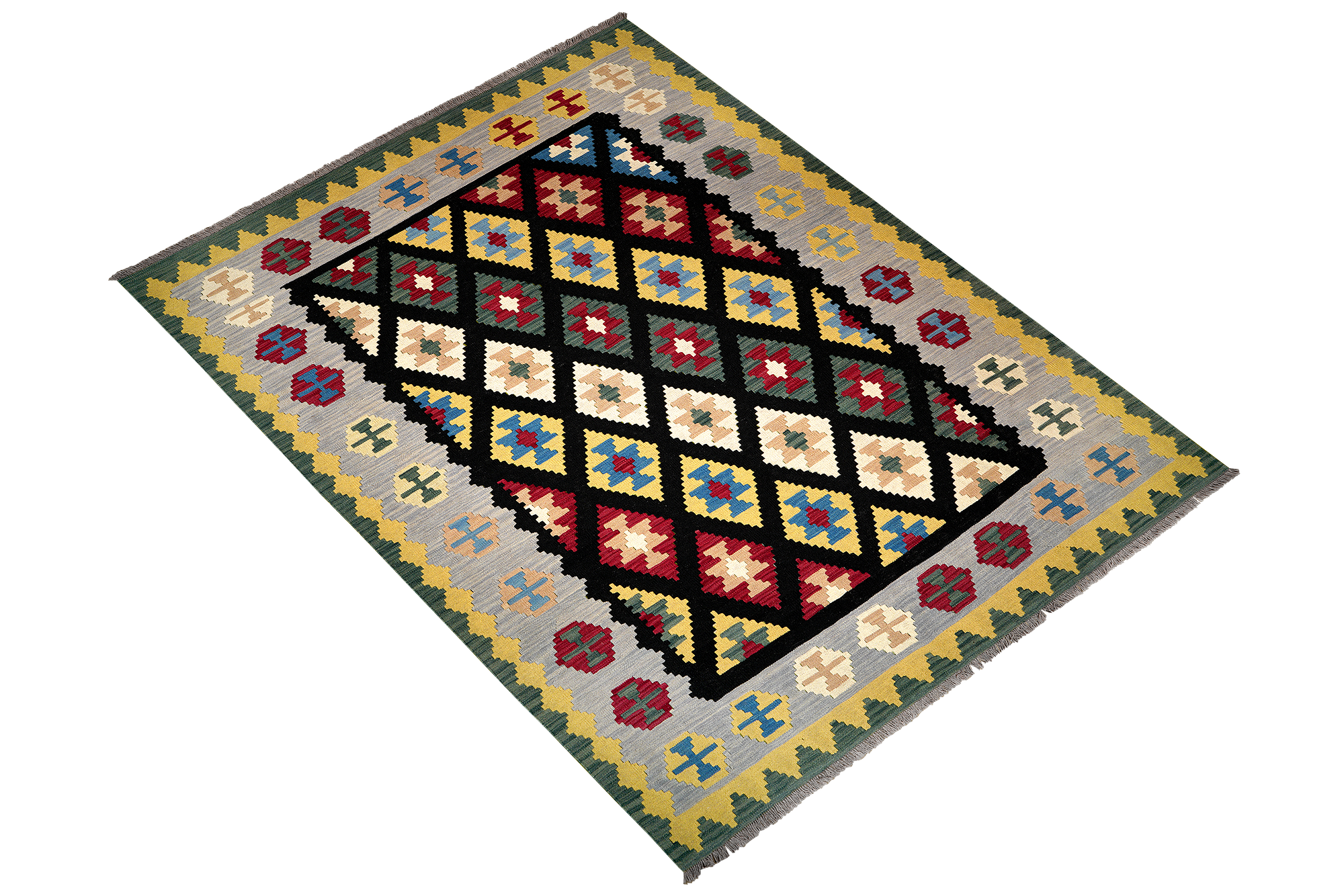 Kelim Gashgai Wool Multicolored 2