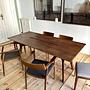 2x Sitzbank Nussbaumholz 4
