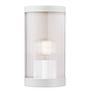 1-Flammig Wandleuchte Coupar Aluminium PVC Weiß 4