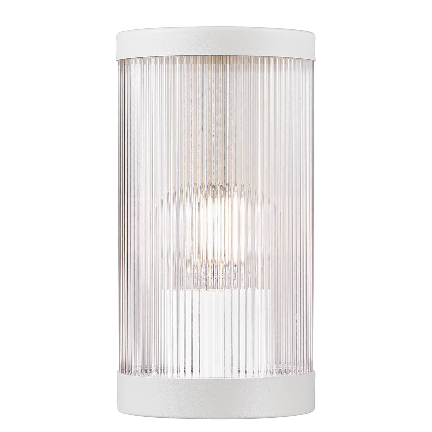 1-Flammig Wandleuchte Coupar Aluminium PVC Weiß 4