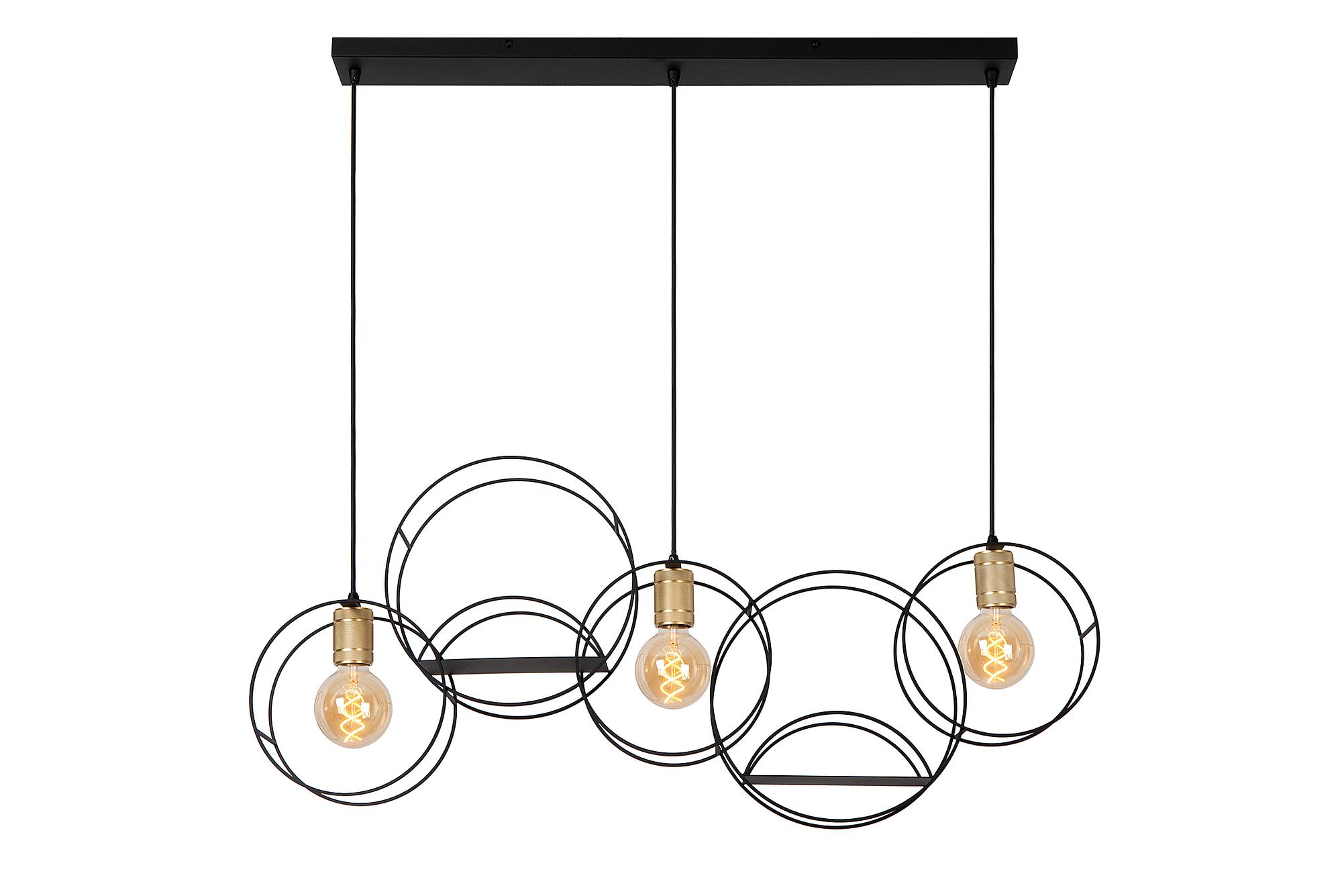 Pendelleuchte Circle Eisen Schwarz 4
