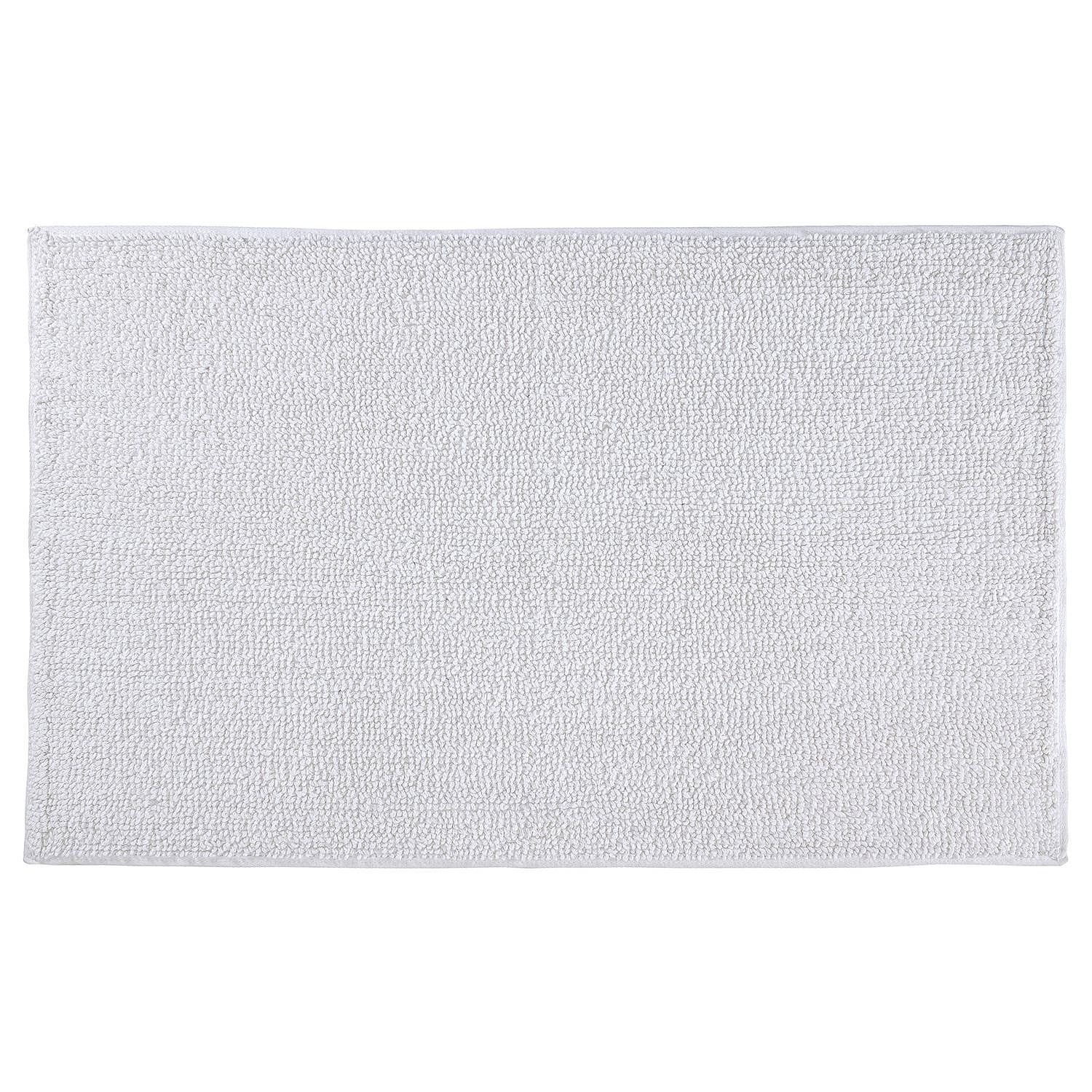 Bath mat Chrissy Cotton White 60 x 100 cm 0