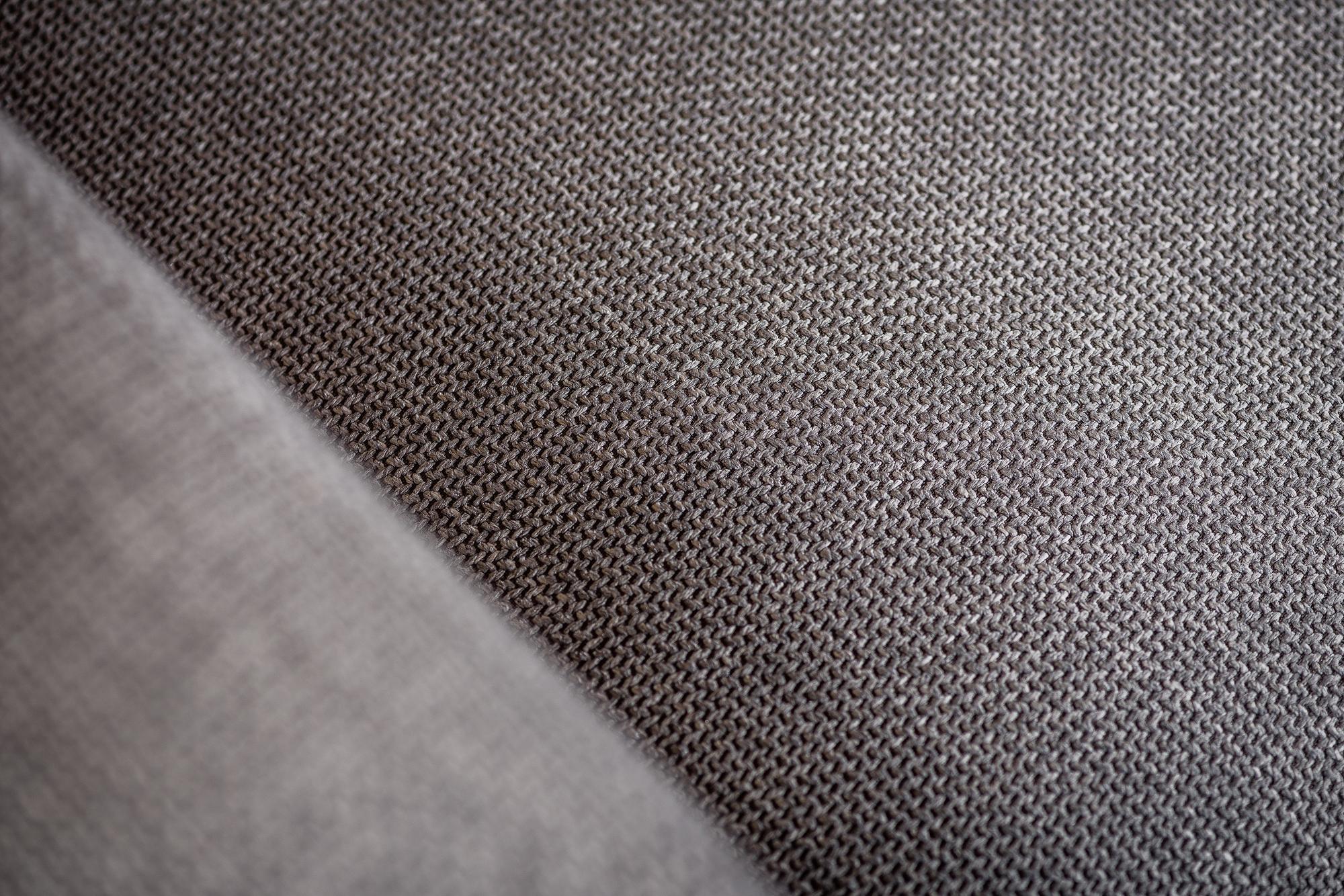 Sofa 3-Sitzer Chaiselongue Links Rechts Woven Grau 2