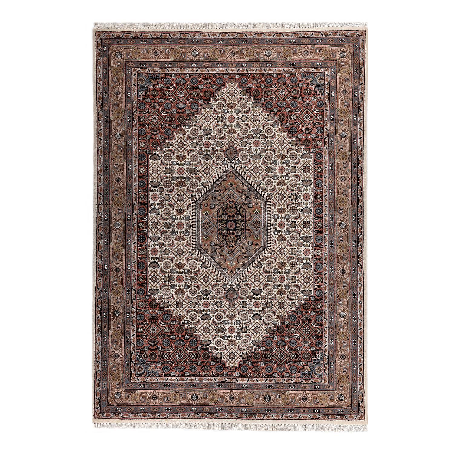 Benares Bidjar Teppich Schurwolle Creme 70 x 140 cm 0
