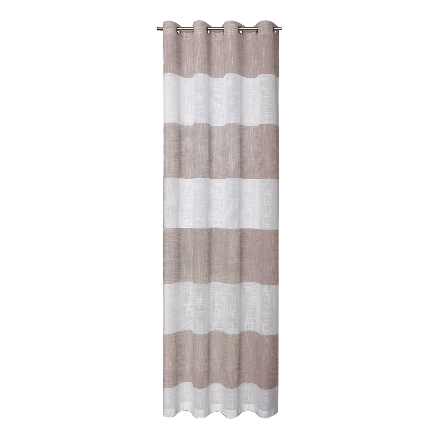 Ösenschal Stripe Hawea Webstoff Nougat Nougat 0