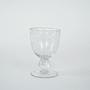 Champagne glass set with bubbles transparent 1970s 4