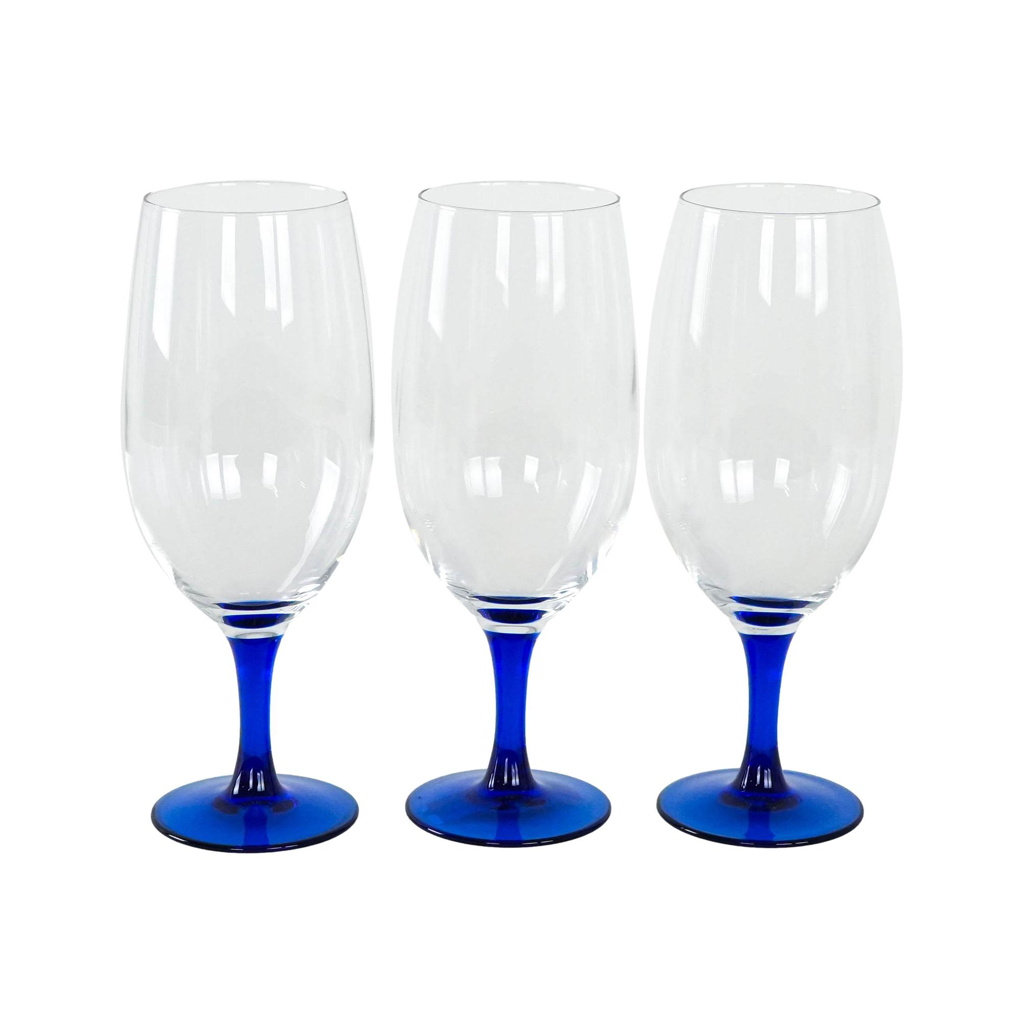 3x Gläser Blau 0