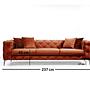 Como 3-seater sofa Orange 7