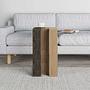 Coffee Table Wood Veneer Dark Coffee Hitit Sapphire 2
