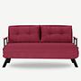 Sando Schlafsofa 2-Sitzer Rot 1