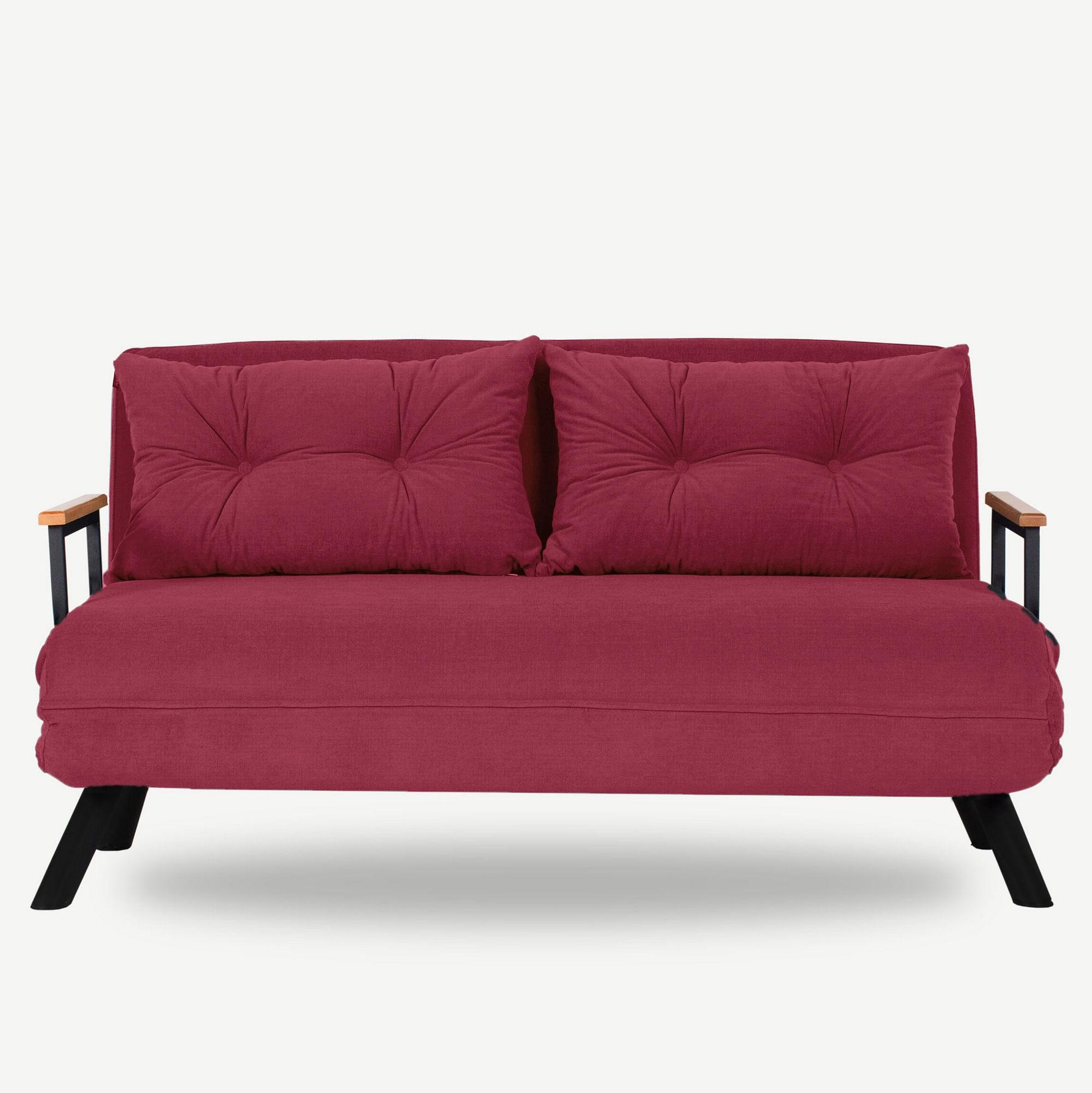 Sando Schlafsofa 2-Sitzer Rot 1