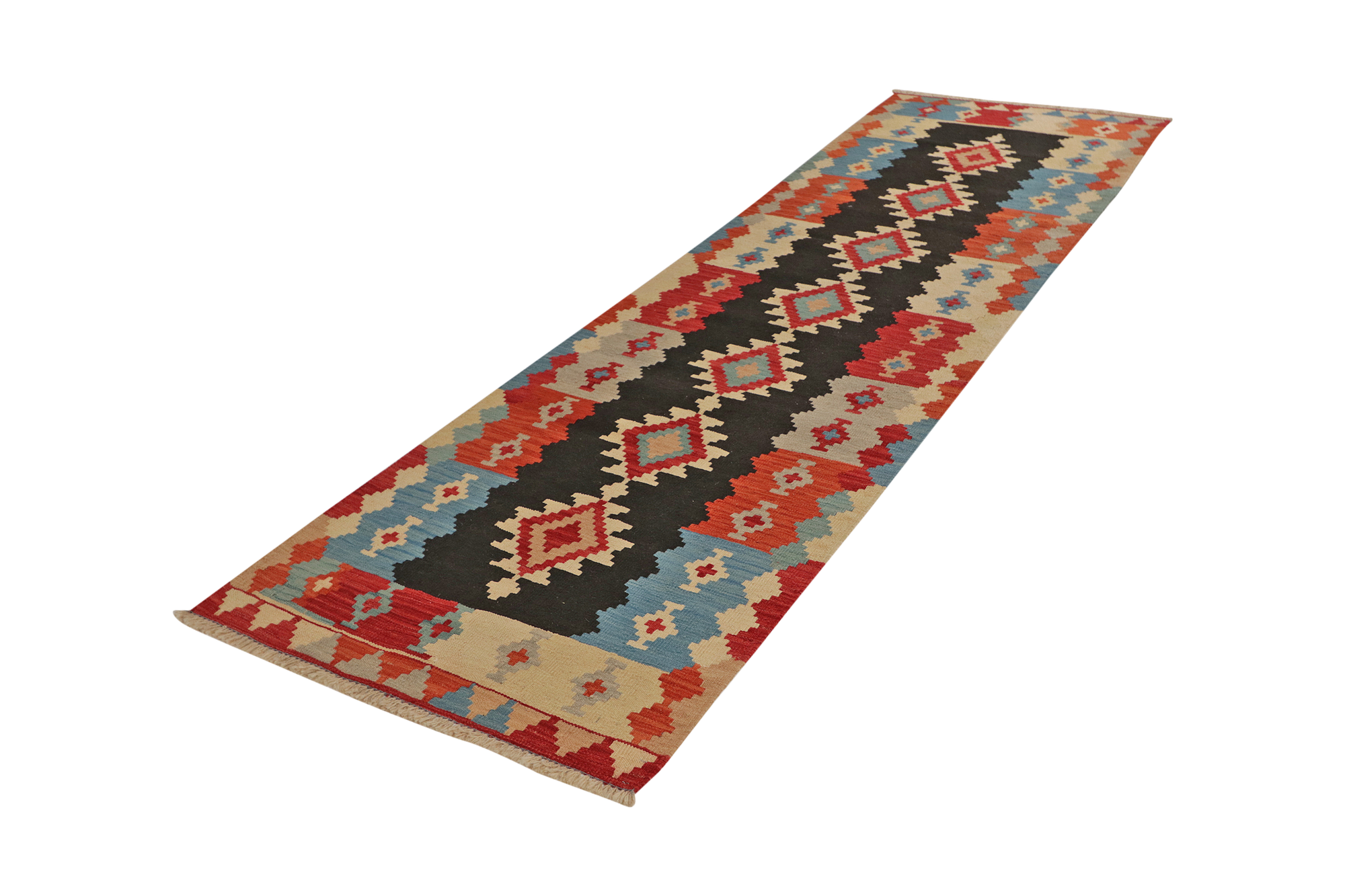 Kilim Gashgai Teppich Mehrfarbig 3