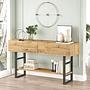 Console table with shelf Brown 1