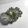 Vintage Posacenere Vetro di Murano Argento 2