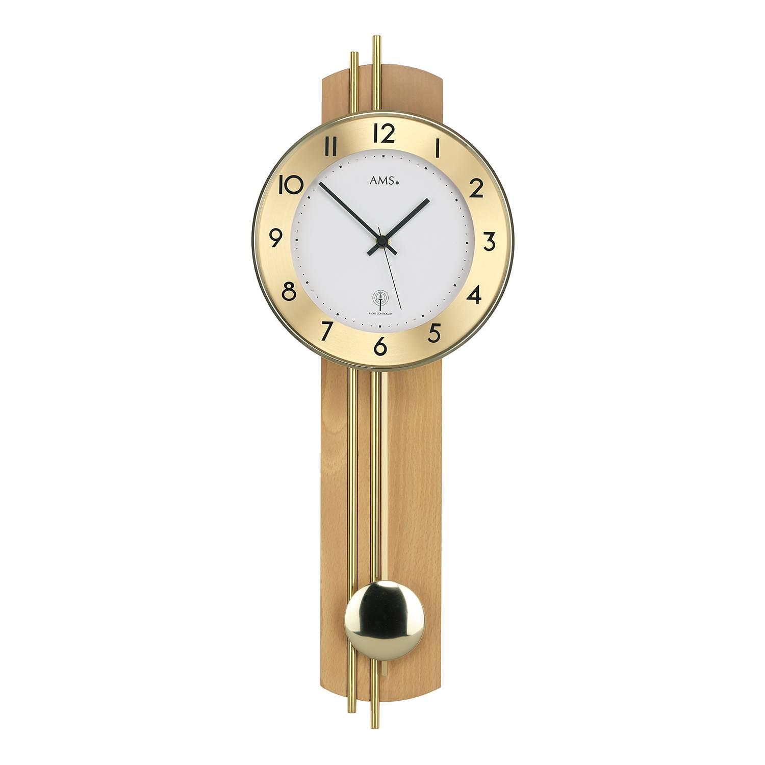 Pendelwanduhr Timon Funk Buche 0