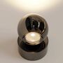 Pontos Wandleuchte Glas Aluminium Schwarz 5