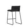 2x Bisbee Barstuhl-Set Bouclé Schwarz 6
