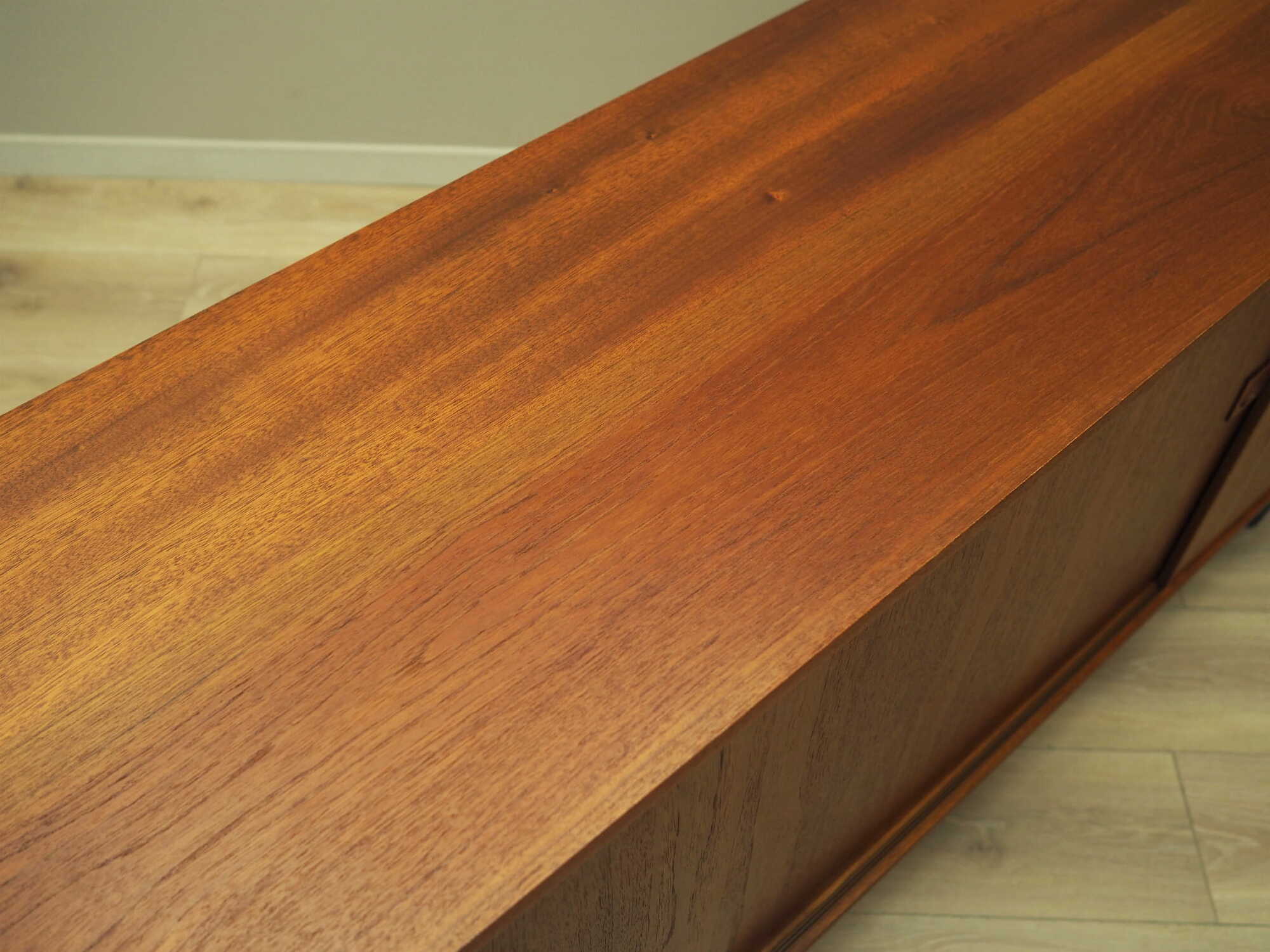 Vintage Sideboard Teak wood Brown 1970s 8