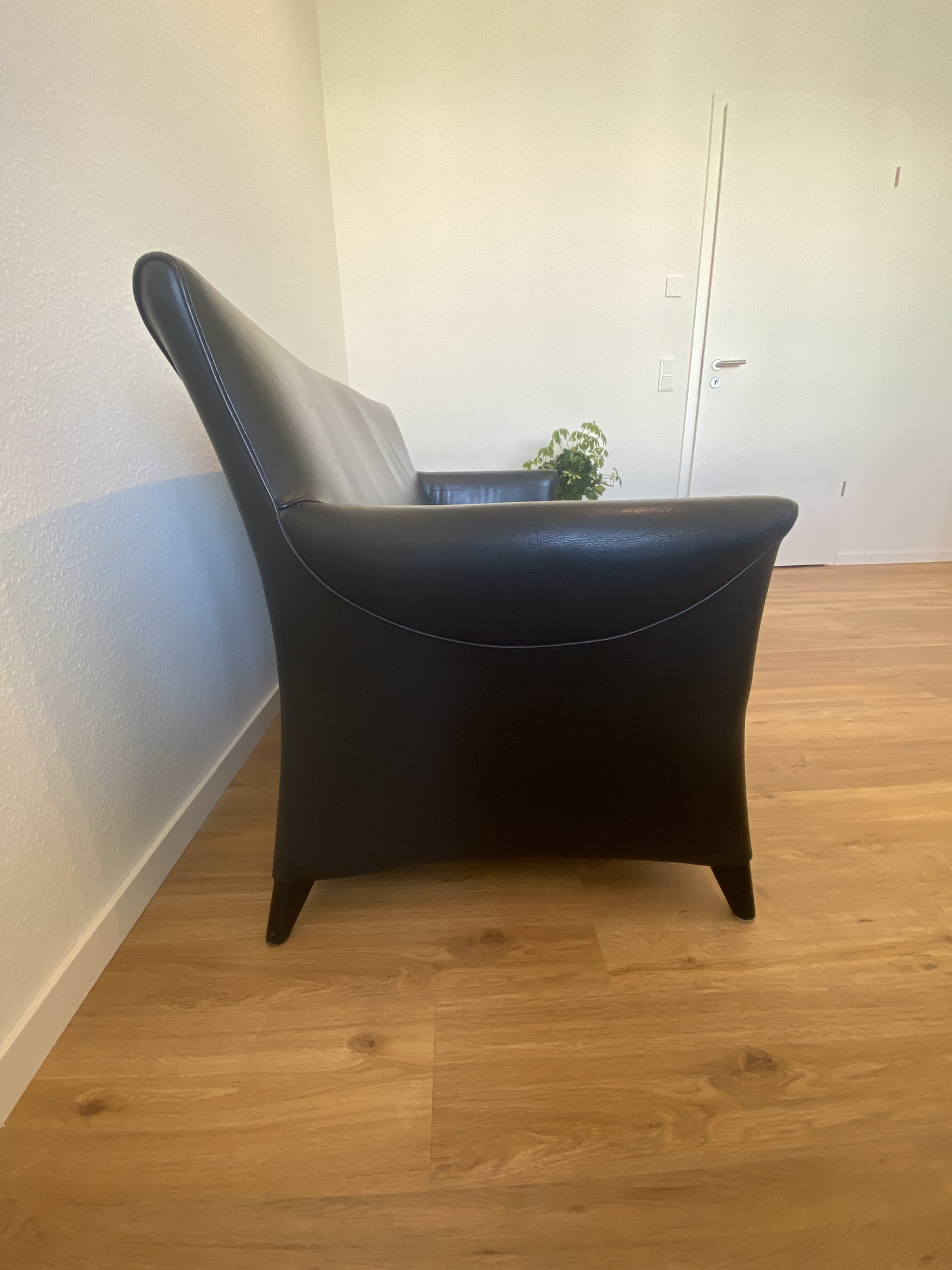 Alta Sofa Leder Schwarz 2