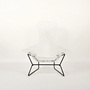 Bertoia Bird Chair Stahl Weißes Gestell 4