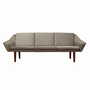 Sofa 3-seater textile gray 1980s 0