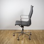 EA 119 Alu Chair Bürostuhl Leder Anthrazit 1