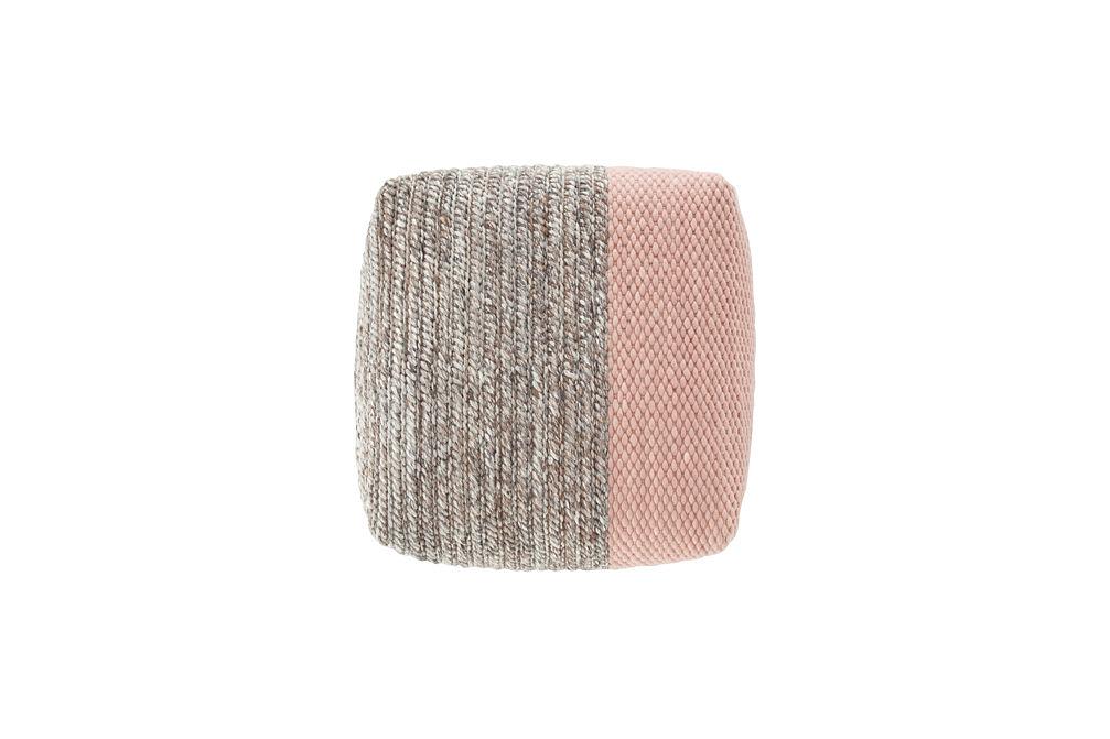 Manga Pouf Wolle Rosa 1