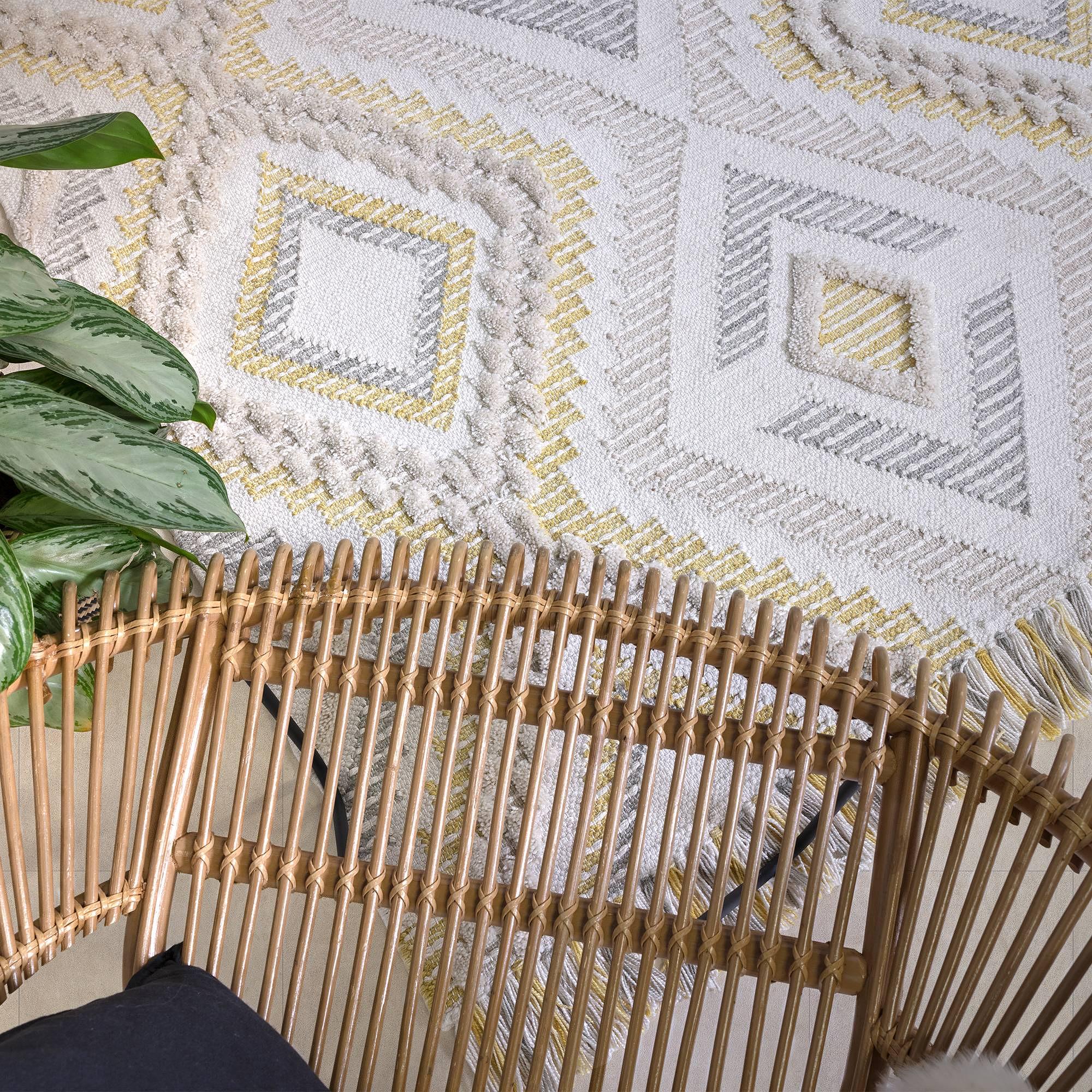 CARLTON Indoor/Outdoor Teppich Gelb 170x120cm 2