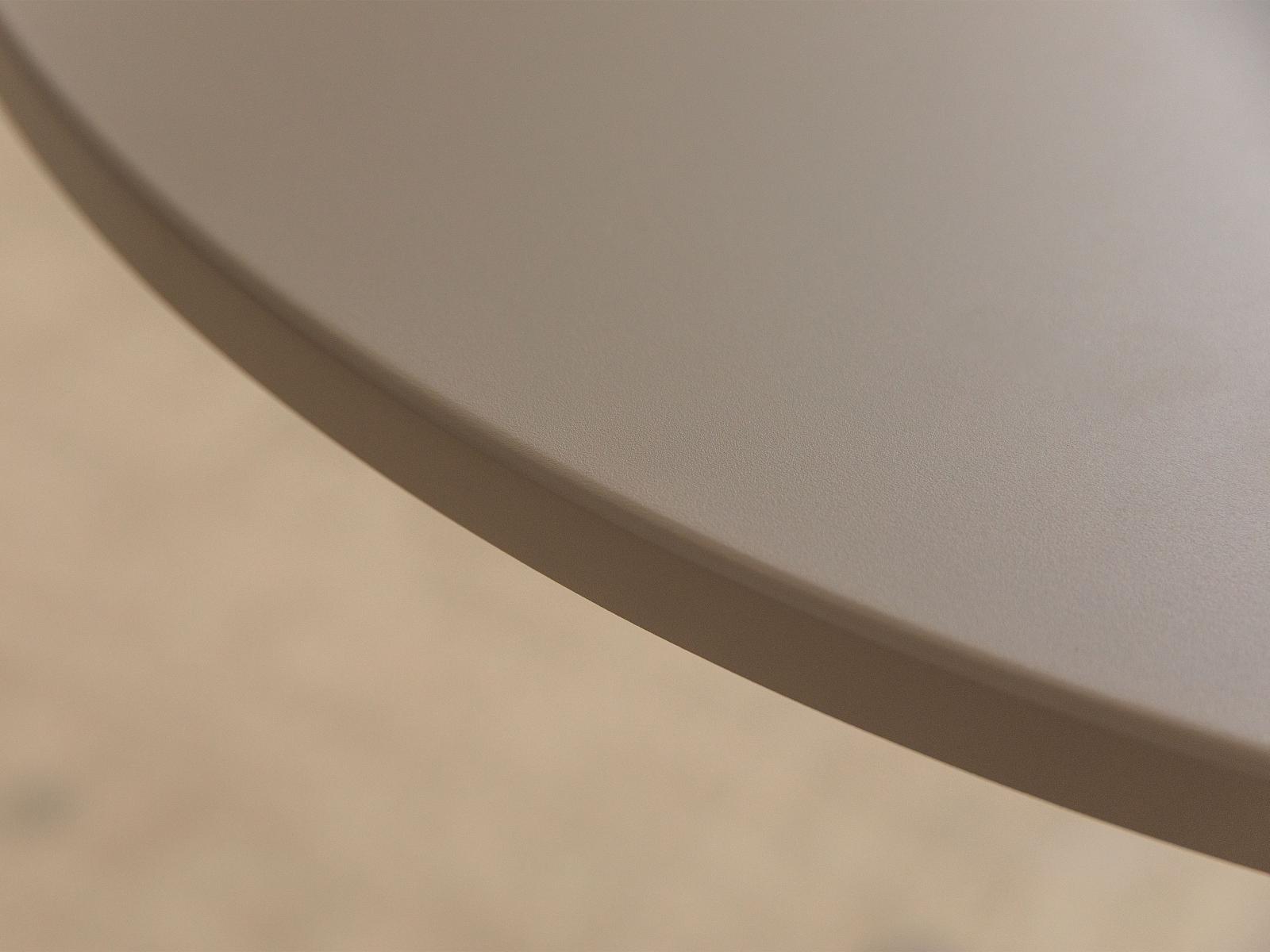 Figueral Garden Table 2-Seater Metal Beige 75x75x75 cm 2