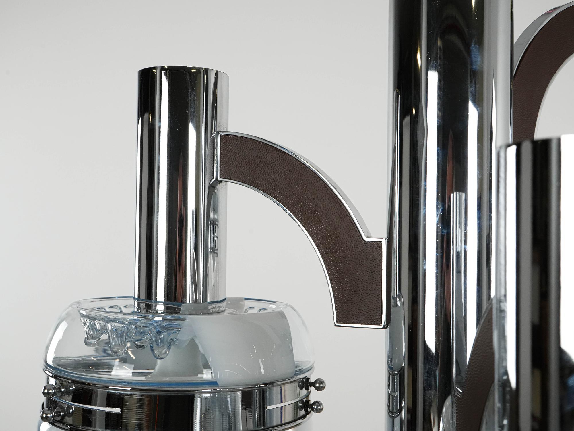 Space Age Kronleuchter Muranoglas 1970er Jahre 8